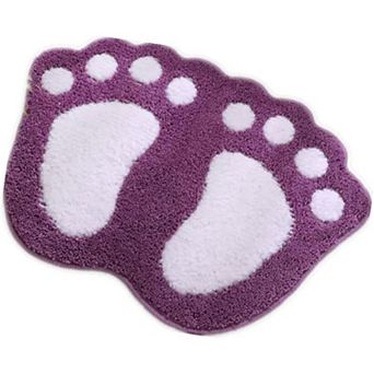 Soft Microfiber Non-Slip Bath Mat - Perfect for Bathroom & Shower, Machine Washable, 16" X 24"