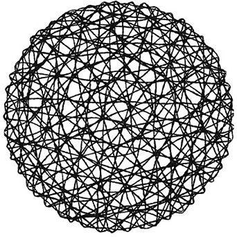 Paper Braided Round Placemats Set of 12 Natural Non-Slip Heat Resistant Table Mats