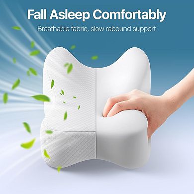 Memory Foam Knee Pillow for Side Sleepers - Comfortable Support & Joint Relief