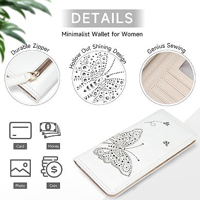 Ultra Slim RFID Blocking Wallet for Women