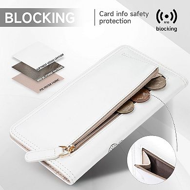 Ultra Slim RFID Blocking Wallet for Women