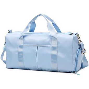 Waterproof Oxford Fabric Travel Bag with Shoe Compartment and Wet Goods Pocket