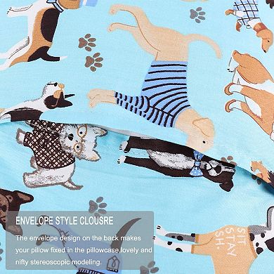 Toddler Pillowcase 12x16/13x18, Polyester, Envelope Closure, Safe for Babies