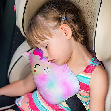 Soft Unicorn Car Seat Belt Pillow for Kids