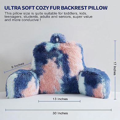 Luxurious Fluffy Armrest Pillow for Comfortable Relaxation