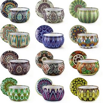 12 Pack Scented Candle Set 300H Burn Time Natural Soy Wax with Gift Box