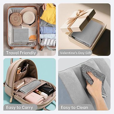 2-Pack Lightweight Inflatable Wedge Pillow for Travel & Relaxation