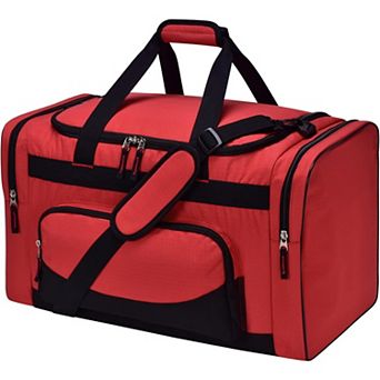 55L Duffle Bag - Multi-Pocket, 600D Polyester, Adjustable Strap, Outdoor & Fitness