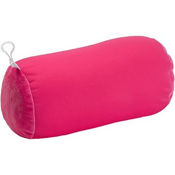 Microbead Travel Pillow: Soft Polyester/Spandex, Cool, Compact, Durable