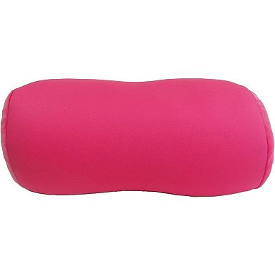 Microbead Travel Pillow: Soft Polyester/Spandex, Cool, Compact, Durable
