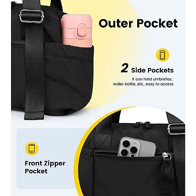 Small Lightweight Gym Duffel Bag with Wet Pocket for Fitness