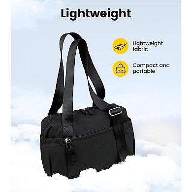 Small Lightweight Gym Duffel Bag with Wet Pocket for Fitness