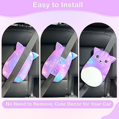 Soft Seat Belt Pillow for Kids - Cute Design, Comfortable, Easy to Use