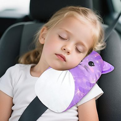 Soft Seat Belt Pillow for Kids - Cute Design, Comfortable, Easy to Use