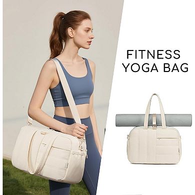 Yoga Mat Holder, Multi-Pocket, Lightweight, Water-Resistant Weekender Bag