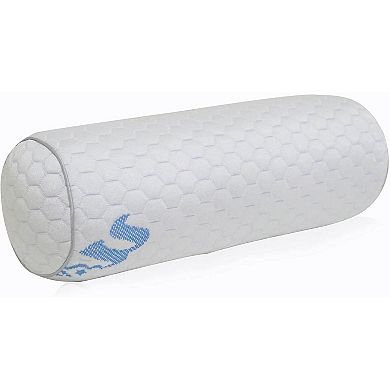Adjustable Shredded Latex Roll Pillow for Knee, Back, Ankle Support