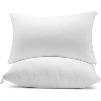 Queen Size Down Alternative Pillows - Soft, Supportive, & Hypoallergenic