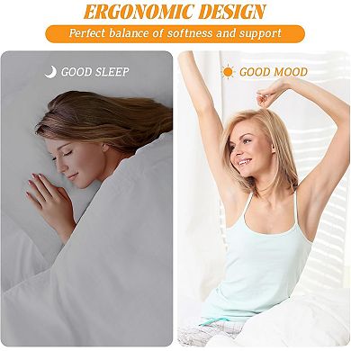 Queen Size Down Alternative Pillows - Soft, Supportive, & Hypoallergenic