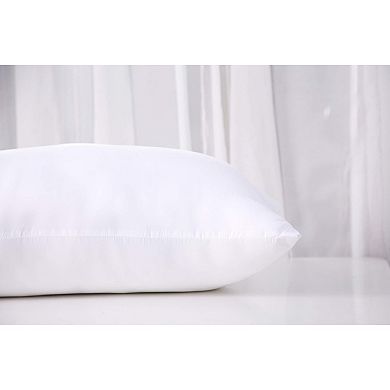 Ultra-Soft Polyester Fluffy Pillow Insert, Medium Support, Breathable Fabric