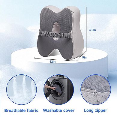 Memory Foam Knee Pillow for Side Sleepers: Pressure Relief, Breathable Fabric, Easy Care