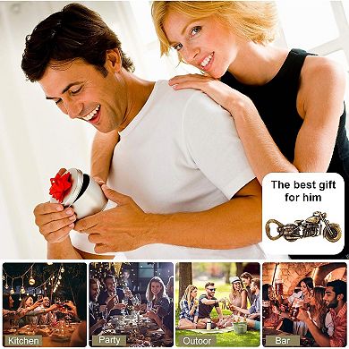 Motorcycle Bottle Opener: Durable, Vintage Design for Enthusiasts