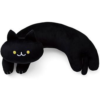 U-Shaped Cat Plush Pillow, Cute Plushies, 20" - Ultrasoft Cat Stuffed Animal, Birtday Gift