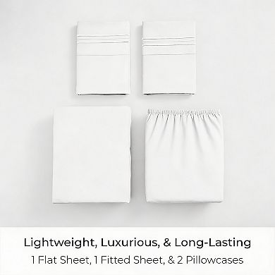 Ultra-Lightweight Microfiber Bedding Set - Soft, Stain-Resistant, & Easy Care
