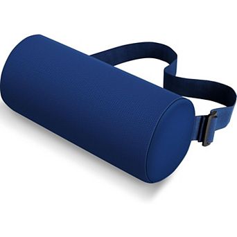 Lumbar Roll Support Pillow for Office Chair, Car, Memory Foam Back Cushion with Washable Cover