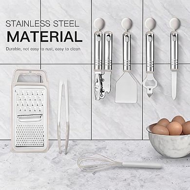 446F Heat Resistant Silicone Cooking Utensils Set - Durable, Nonstick, Easy Clean