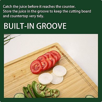24 Inch Extra Large Bamboo Cutting Board
