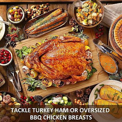 24 Inch Extra Large Bamboo Cutting Board