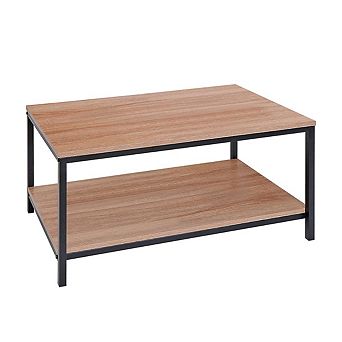 TWO-TIER INDUSTRIAL COFFEE TABLE