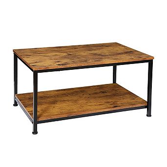TWO-TIER INDUSTRIAL COFFEE TABLE