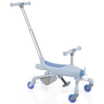 Two In One Ride On Push Toy Plane Car