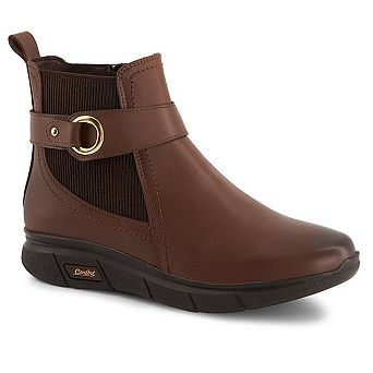 Andrea Leather Booties, Ultra Comfort 84745