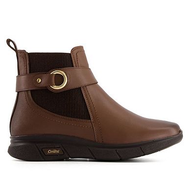 Andrea Leather Booties, Ultra Comfort 84745