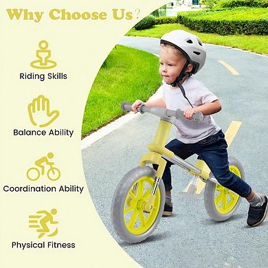 Balance Bike for Kids with Adjustable Seat and Handlebar