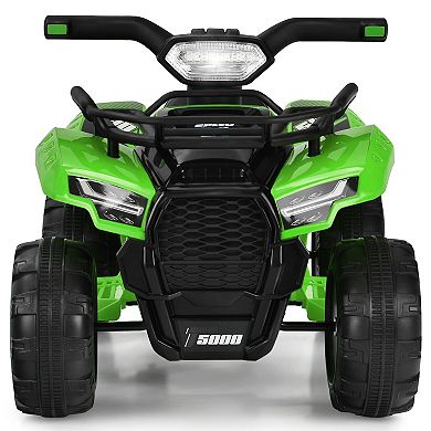 6V Kids ATV Quad Ride On Car With LED Light MP3 And USB