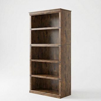Bookcase Farmhouse Book Shelf with Storage Open Display Bookshelves