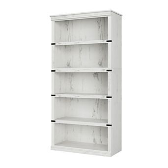 Bookcase Farmhouse Book Shelf with Storage Open Display Bookshelves
