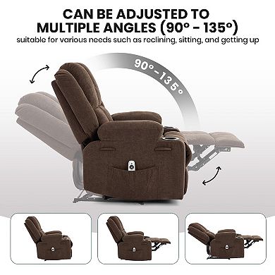 ANIXOL Manual Massage Recliner Chair with Heat