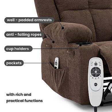 ANIXOL Manual Massage Recliner Chair with Heat