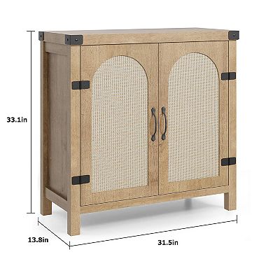 ANIXOL Rattan Buffet Storage Cabinet