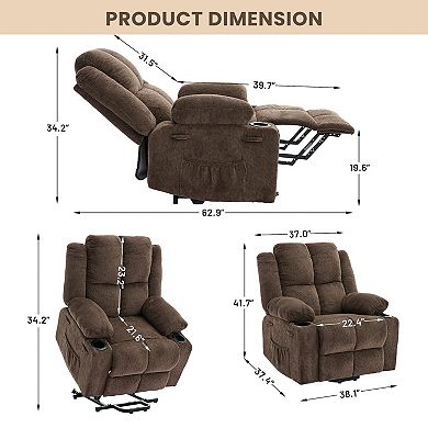 ANIXOL Power Lift Massage Recliner Chair