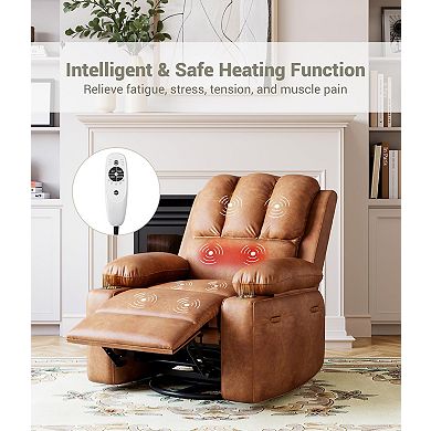 ANIXOL 22" Heated Massage Recliner Chair