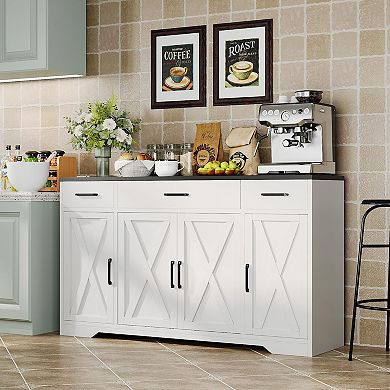 ANIXOL 55" Buffet Sideboard with Storage