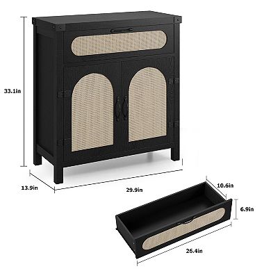 ANIXOL Rattan Buffet Cabinet with Storage