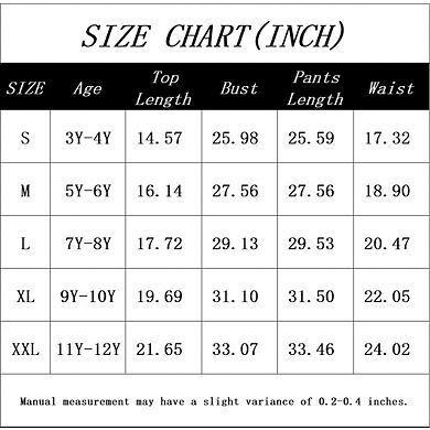 Girls Striped Tank Top Wide Leg Pants Two Piece Outfit