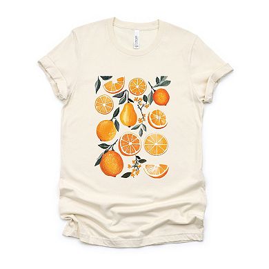 Orange Slice Collage - Women's Short Sleeve Graphic T-Shirt
