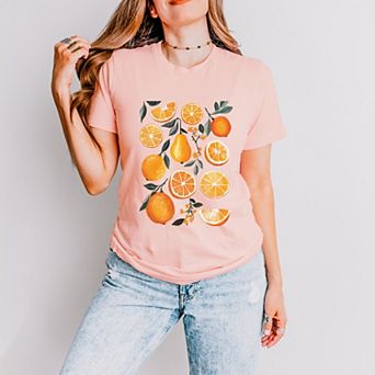 Orange Slice Collage - Women's Short Sleeve Graphic T-Shirt